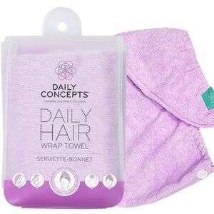 NIB - DAILY CONCEPTS Your Hair Towel Wrap in Peachy Coral